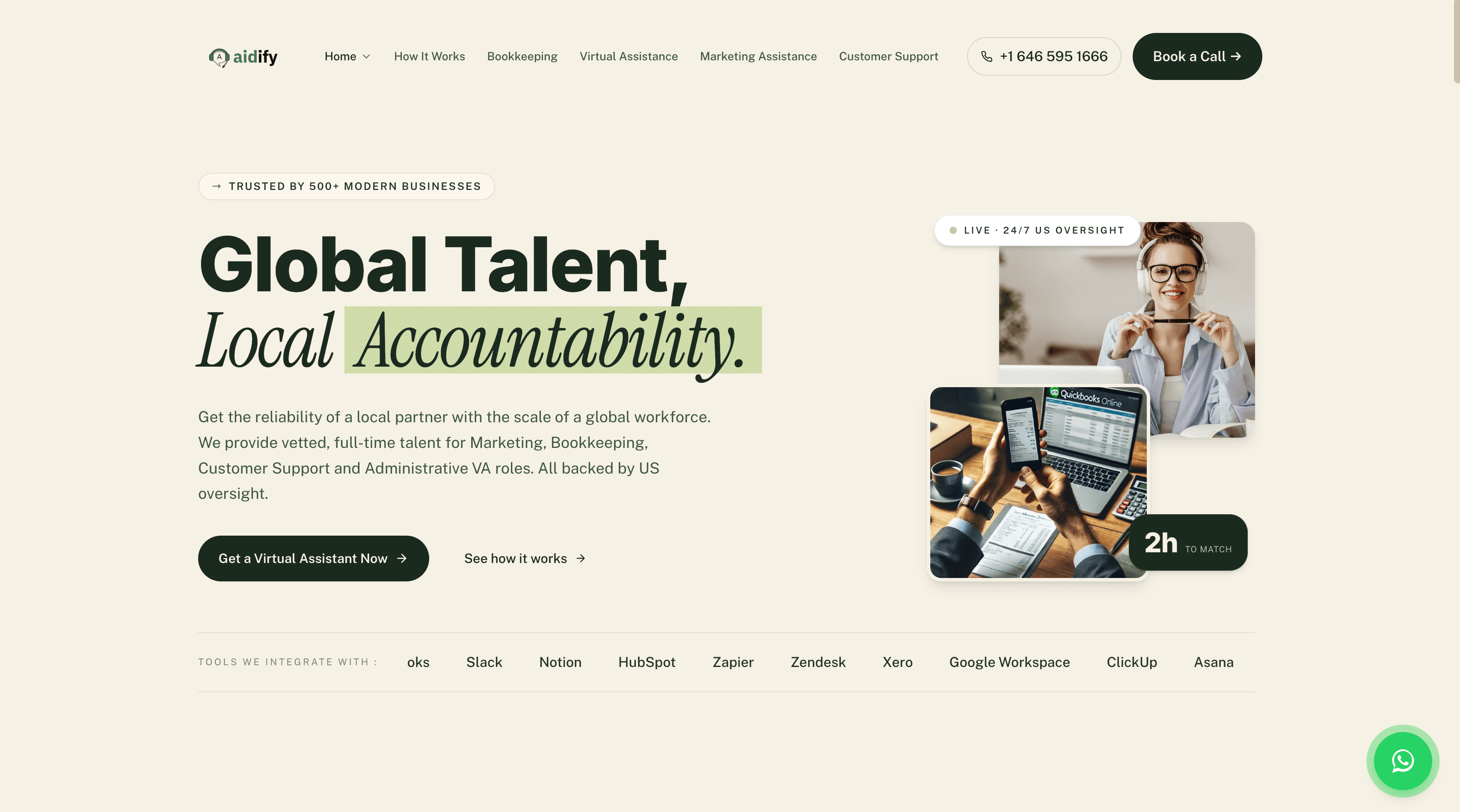 Aidify — Staffing / SaaS project preview